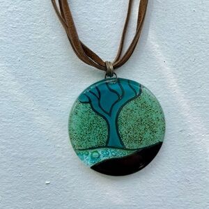 Artistic Tree Pendant Necklace